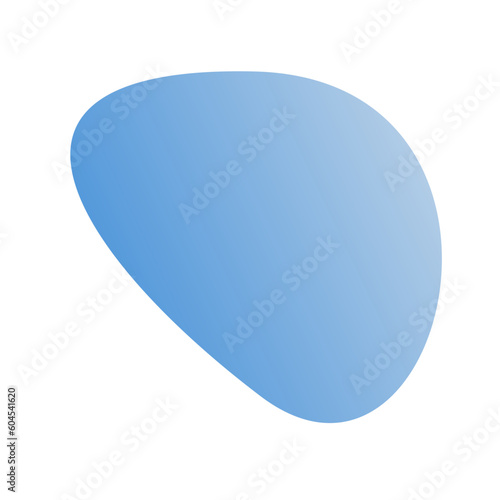 blue paper speech bubble