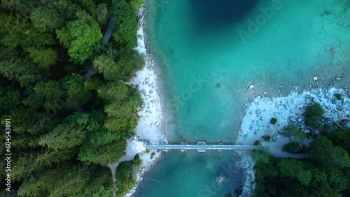 water flowing into the water
