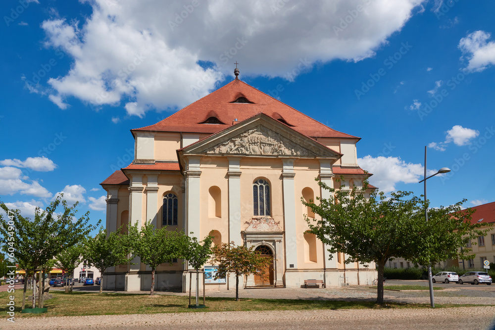Sankt Trinitatis, eine evangelische Kirche in Zerbst/Anhalt	
