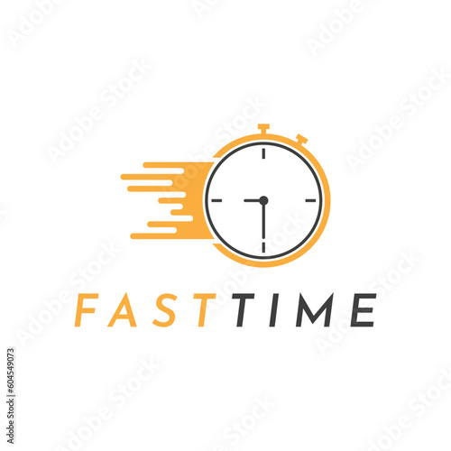 Wallpaper Mural fast time stopwatch logo design idea Torontodigital.ca