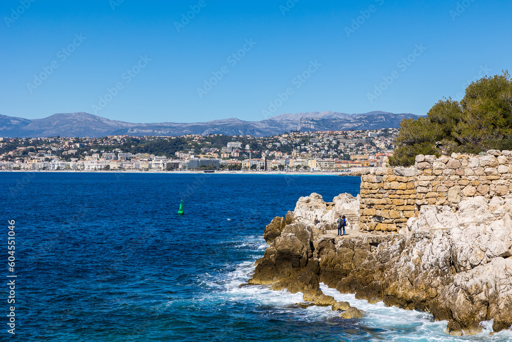 Baie des Anges et Promenade des Anglais depuis le Cap de Nice