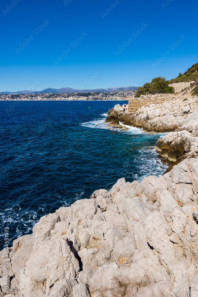 Baie des Anges et Promenade des Anglais depuis le Cap de Nice