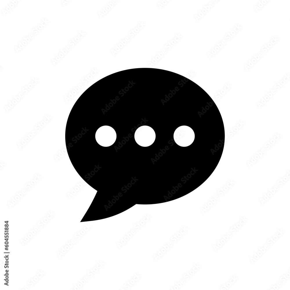 comment icon speech bubble symbol dots chat message in speech bubble icon. web vector icons comment icon speech bubble symbol dots chat message in speech bubble icon. web vector icons