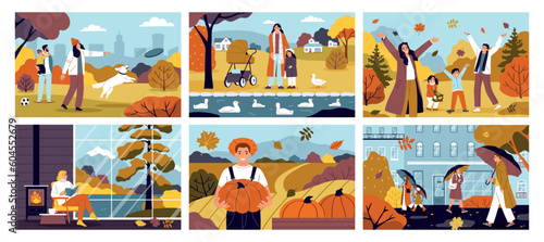 Autumn And Fall Color Set