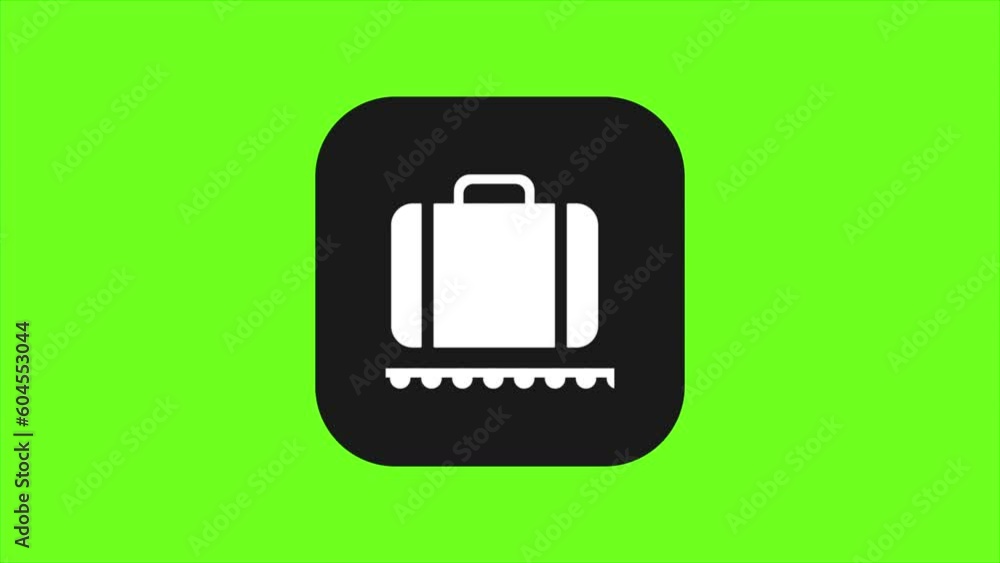 Baggage Claim Animation on Green Screen. High Quality 4K Animation Baggage Claim Animation on Green Screen. High Quality 4K Animation