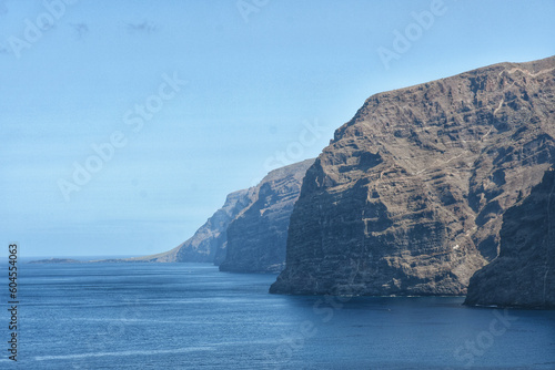 Scenic view of the coast at Los Gigantes