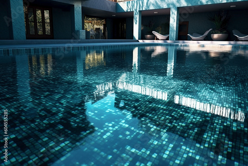 swimming pool in hotel © nicolagiordano