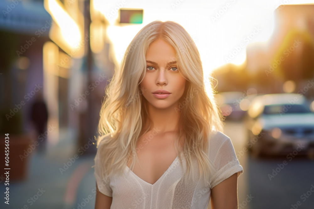 City girl hair in Blonde