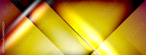Light and shadow squares and lines abstract background