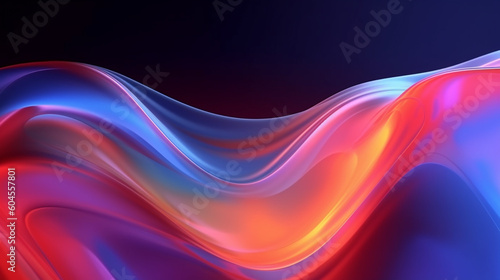 abstract fluid colorful background, 3d render