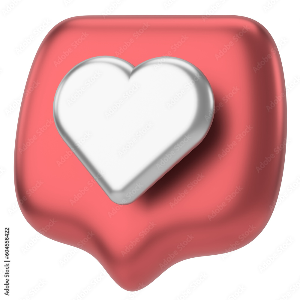 Like button. Like icon. 3D illustration. Like button. Like icon. 3D illustration.