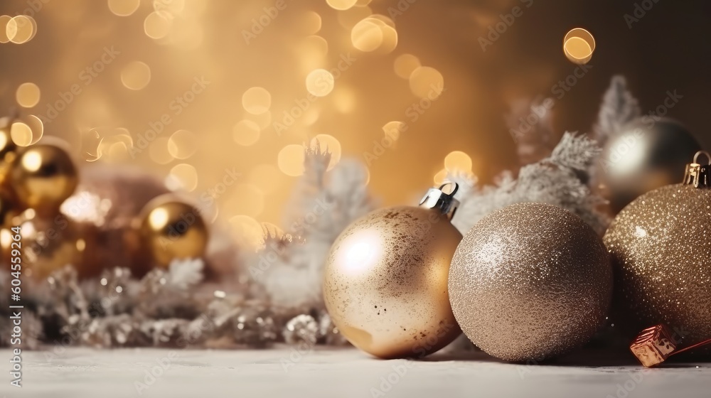 Christmas decoration bauble ball. Christmas and New Year background. Festive seasonal Christmas bright background. Holiday poster and banner, greeting card. generative ai Christmas decoration bauble ball. Christmas and New Year background. Festive seasonal Christmas bright background. Holiday poster and banner, greeting card. generative ai