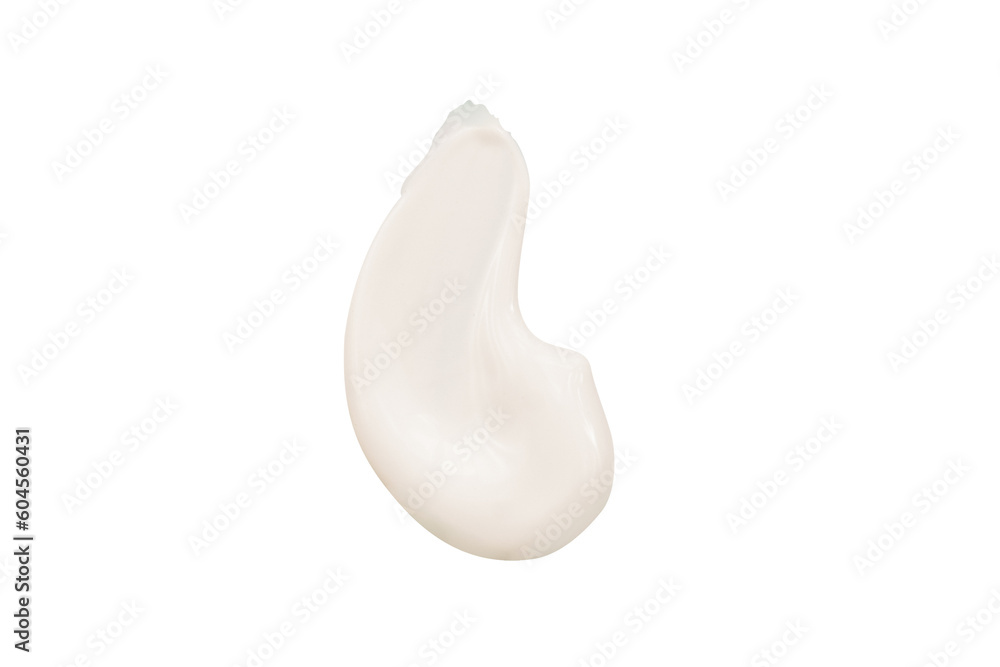 Sample of white beauty lotion product. Cosmetic cream isolated Sample of white beauty lotion product. Cosmetic cream isolated