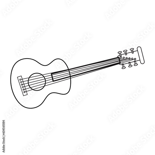 guitar icon design template vector