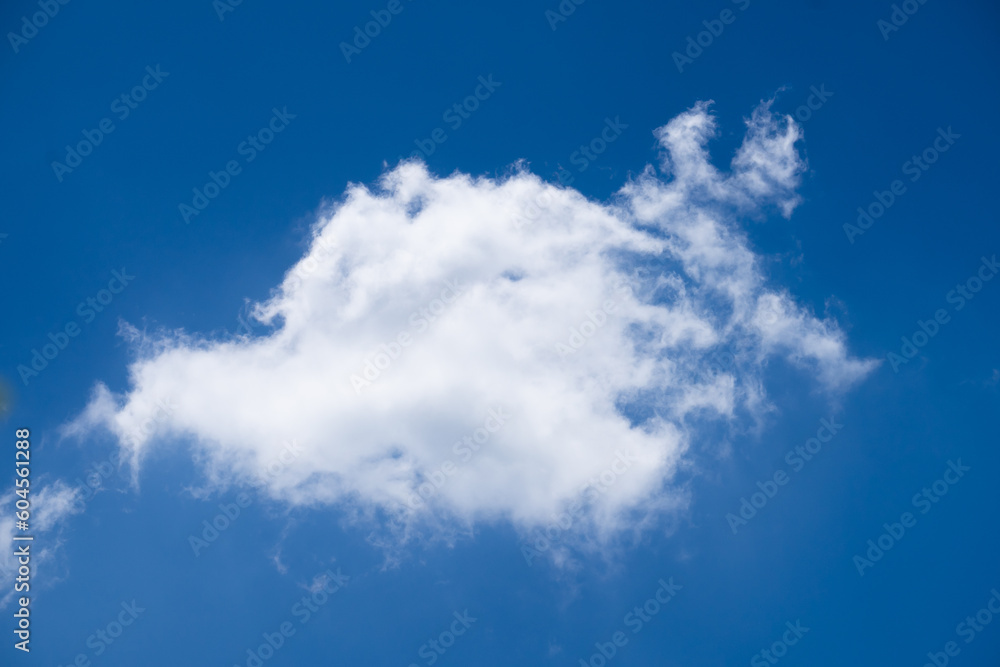 White clouds in the sky isolated White clouds in the sky isolated
