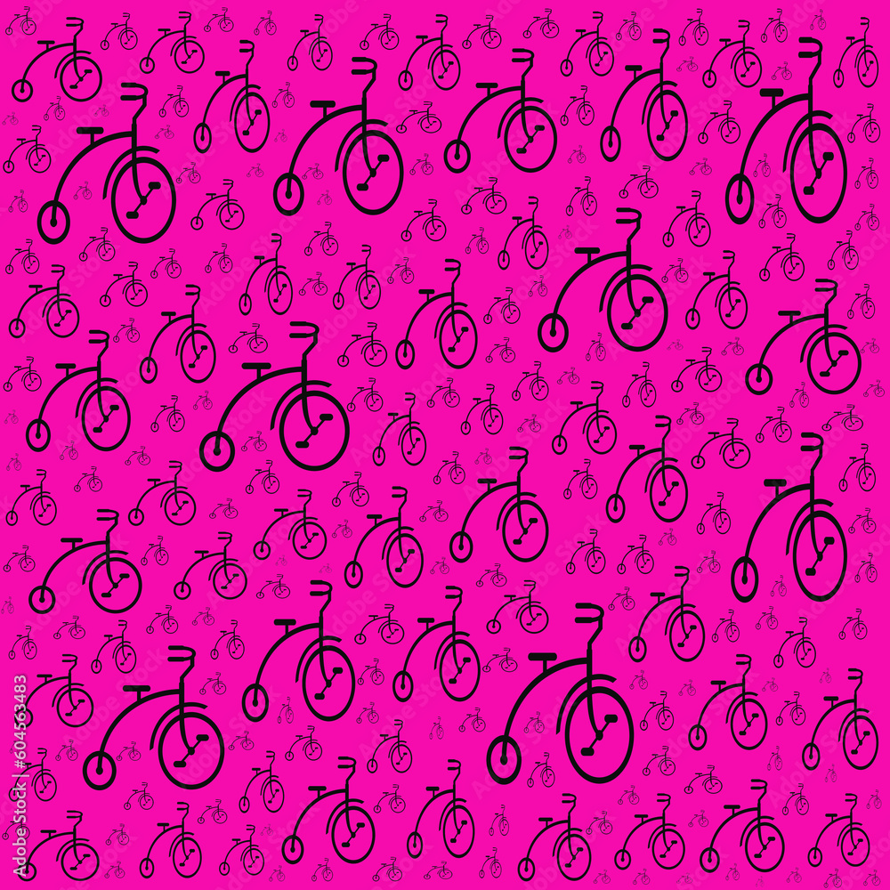 seamless penny farthing pattern seamless penny farthing pattern