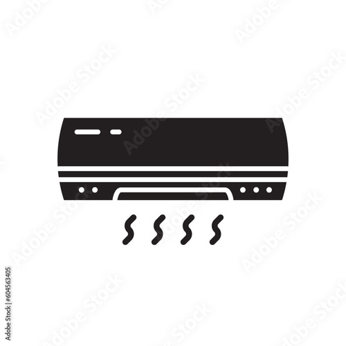 Air conditioner vector icon. Air conditioner flat sign design. Air conditioner cooler symbol pictogram. UX UI icon