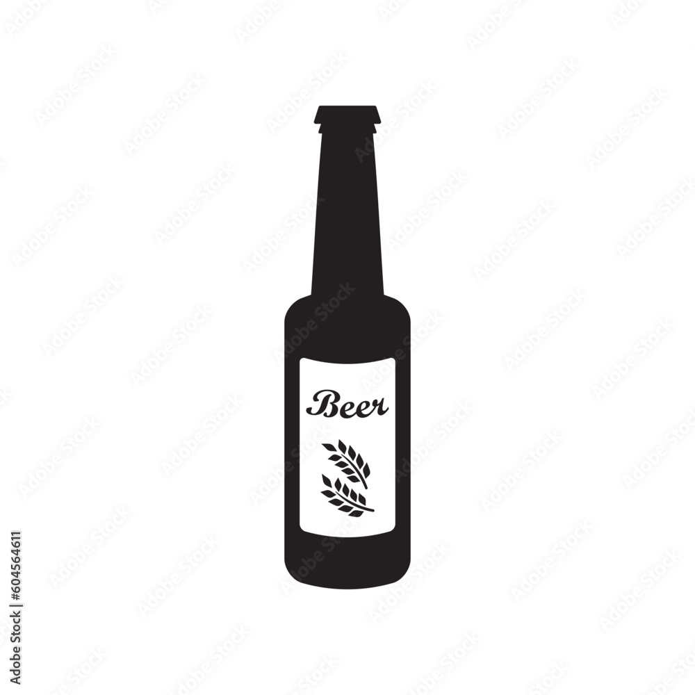 Beer bottle vector icon. Beer flat sign design. Beer bottle symbol pictogram. UX UI icon Beer bottle vector icon. Beer flat sign design. Beer bottle symbol pictogram. UX UI icon