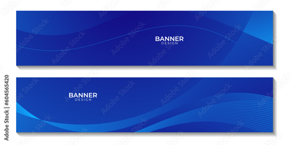set of banners with abstract blue wave gradient background. vrector illustration. set of banners with abstract blue wave gradient background. vrector illustration.