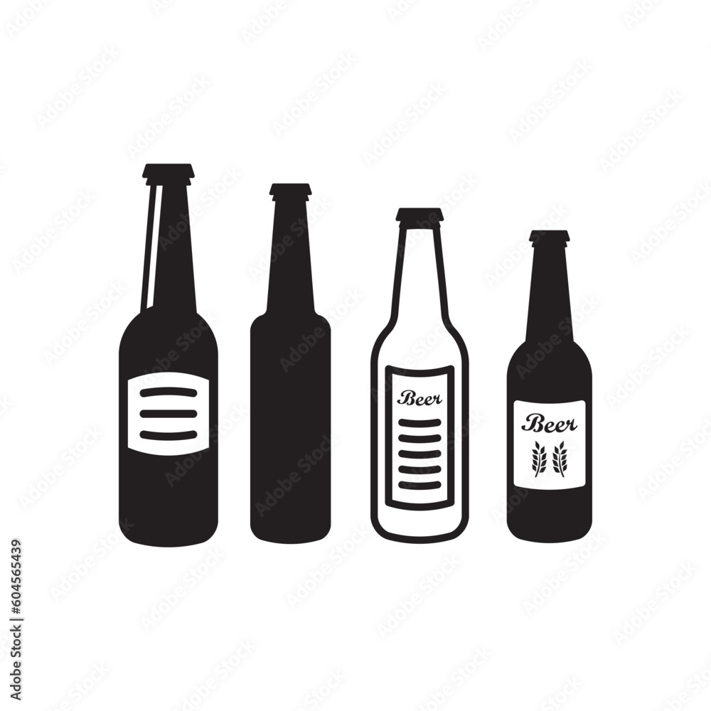 Beer bottle vector icon. Beer flat sign design. Beer bottle symbol pictogram. UX UI icon Beer bottle vector icon. Beer flat sign design. Beer bottle symbol pictogram. UX UI icon