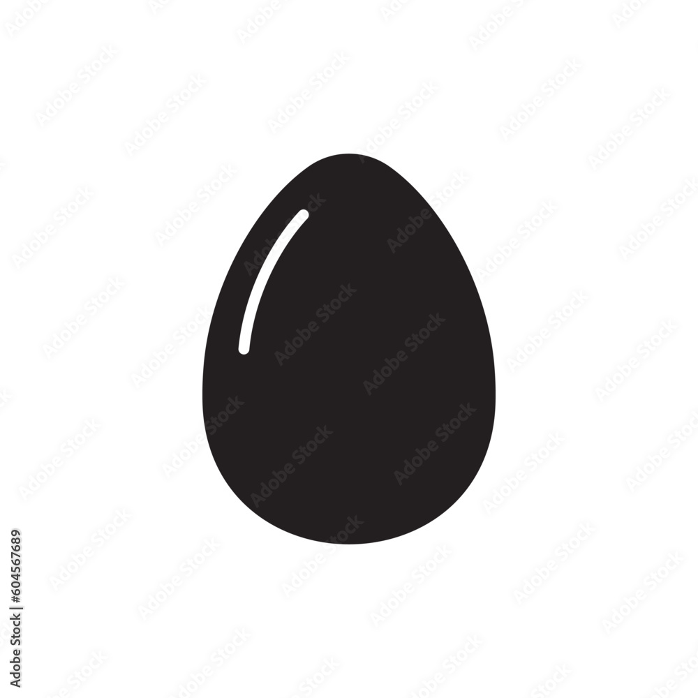 Egg vector icon. Egg flat sign design. Egg symbol pictogram. UX UI icon Egg vector icon. Egg flat sign design. Egg symbol pictogram. UX UI icon