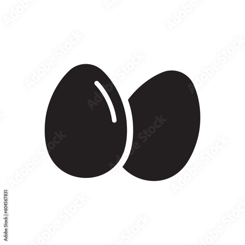 Egg vector icon. Egg flat sign design. Egg symbol pictogram. UX UI icon
