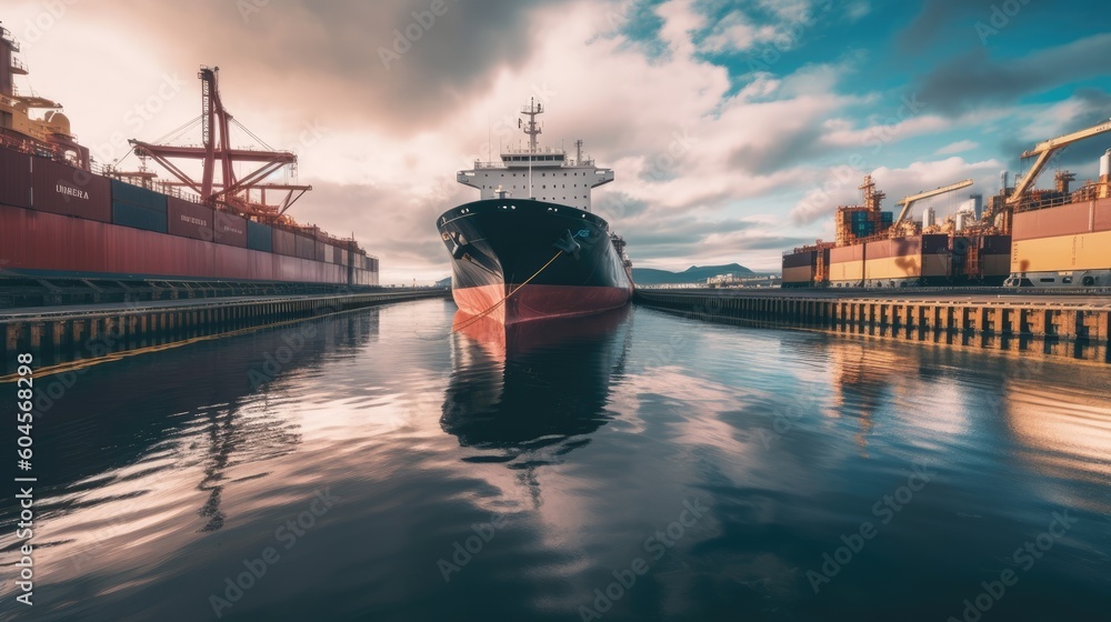 Obraz premium ship at port