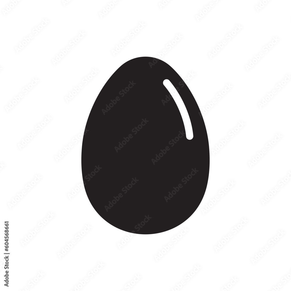 Egg vector icon. Egg flat sign design. Egg symbol pictogram. UX UI icon Egg vector icon. Egg flat sign design. Egg symbol pictogram. UX UI icon