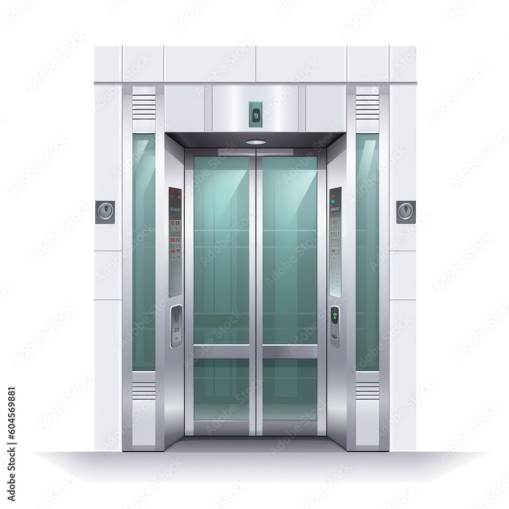 3d elevator door