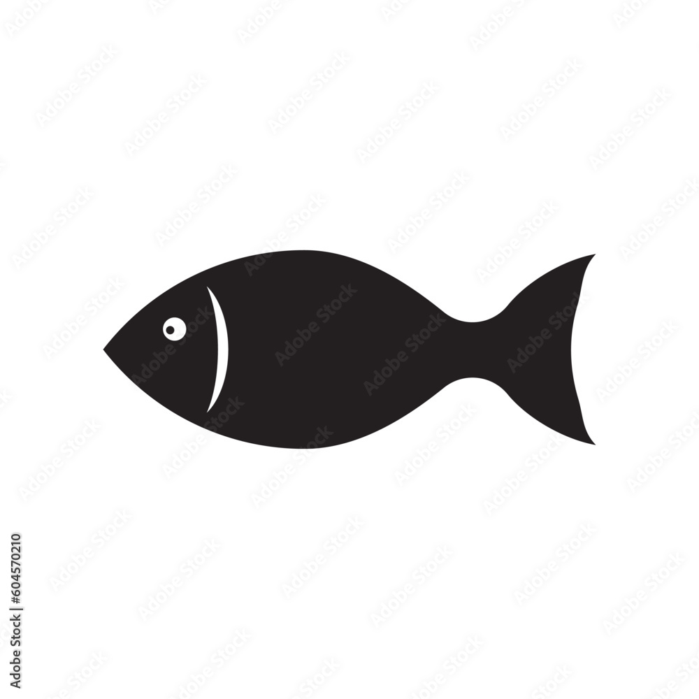 Fish vector icon. Fish flat sign design. Fish symbol pictogram. UX UI icon Fish vector icon. Fish flat sign design. Fish symbol pictogram. UX UI icon