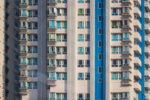 building windows architecture straight photo