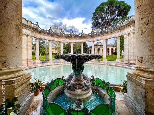 view of Terme Tettuccio in Montecatini terme, Tuscany, Italy