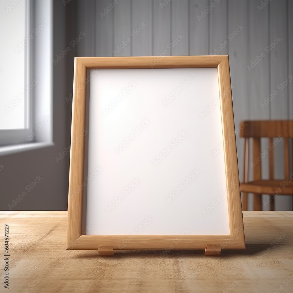 picture frame mockup on a table picture frame mockup on a table