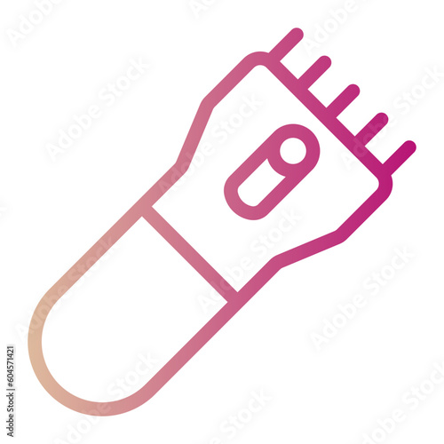 epilator gradient icon