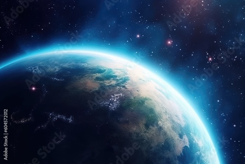 earth in space