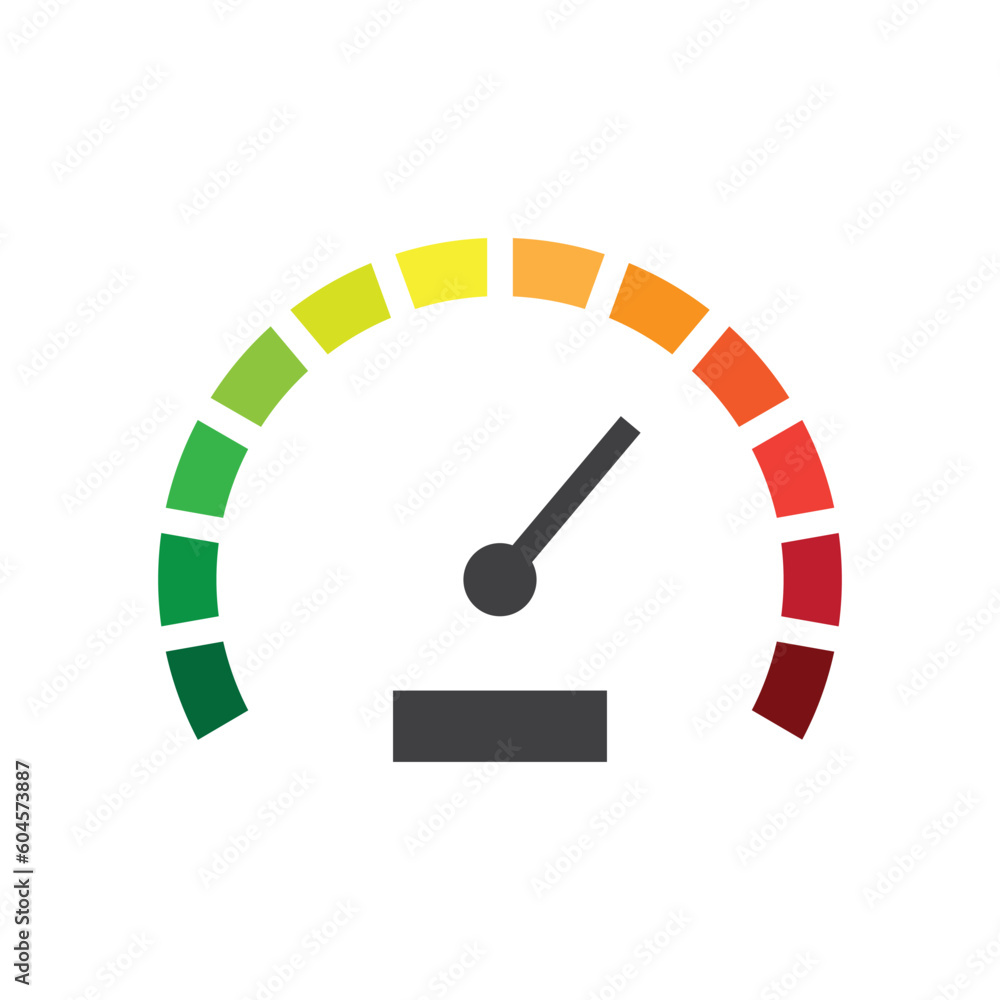 Vector meter flat icon. Gauge vector icon. Speedometer measurement sign. Gauge symbol pictogram. UX UI icon Vector meter flat icon. Gauge vector icon. Speedometer measurement sign. Gauge symbol pictogram. UX UI icon