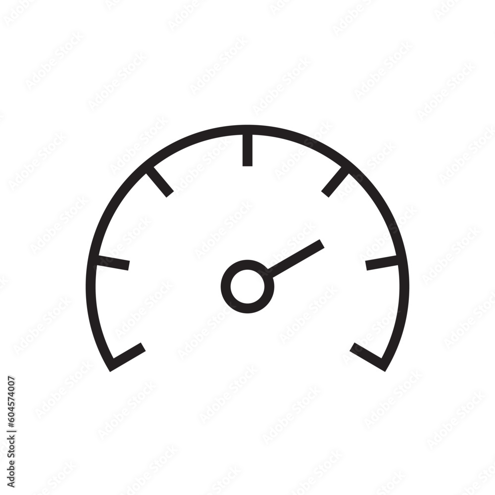 Vector meter flat icon. Gauge vector icon. Speedometer measurement sign. Gauge symbol pictogram. UX UI icon Vector meter flat icon. Gauge vector icon. Speedometer measurement sign. Gauge symbol pictogram. UX UI icon