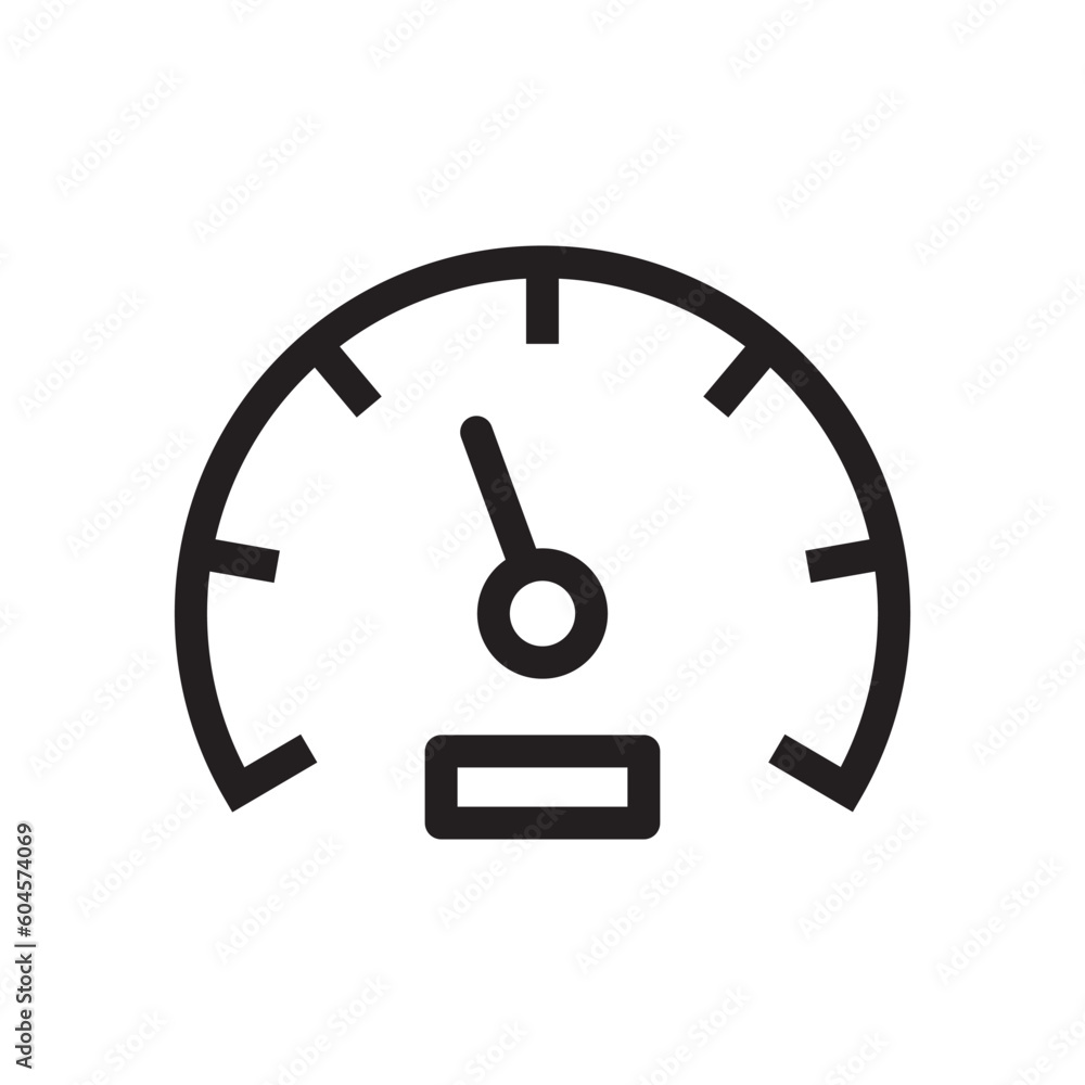 Vector meter flat icon. Gauge vector icon. Speedometer measurement sign. Gauge symbol pictogram. UX UI icon Vector meter flat icon. Gauge vector icon. Speedometer measurement sign. Gauge symbol pictogram. UX UI icon