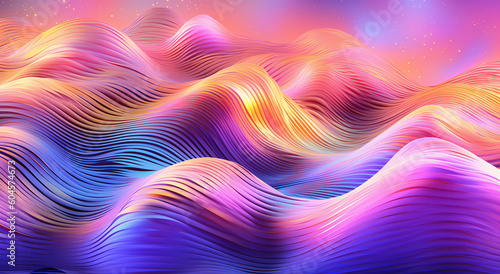 Abstract neon glow background. Generative ai