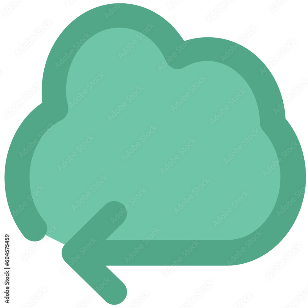 Obraz premium Grab this icon design of cloud networking 