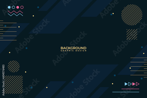 Modern and futuristic of universe background design template. Vector illustration