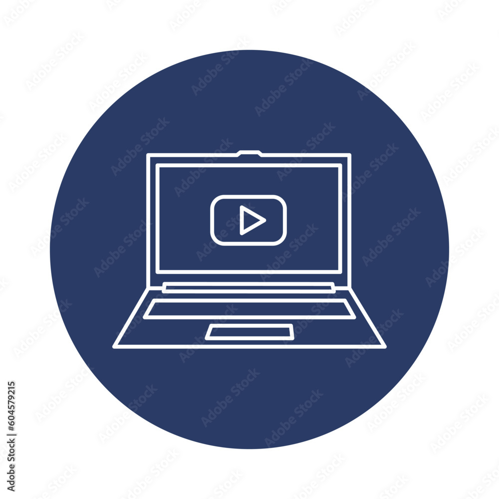 laptop, computer, video, player, laptop video icon laptop, computer, video, player, laptop video icon