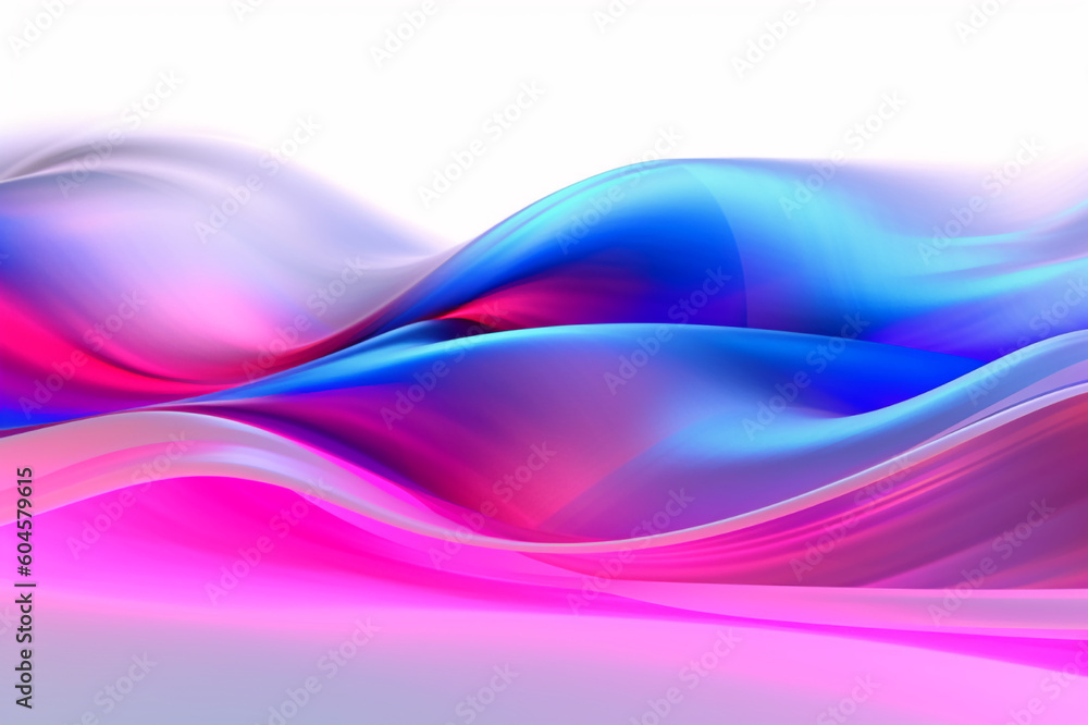 Abstract Background with Waves. Generative AI Abstract Background with Waves. Generative AI