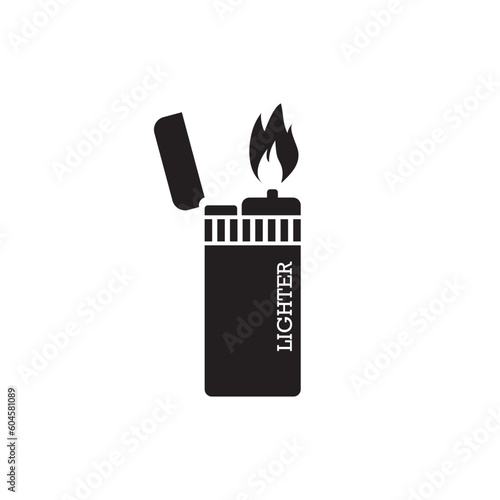 Lighter icon. Lighter vector icon. Fire lighter flat sign design. UX UI icon