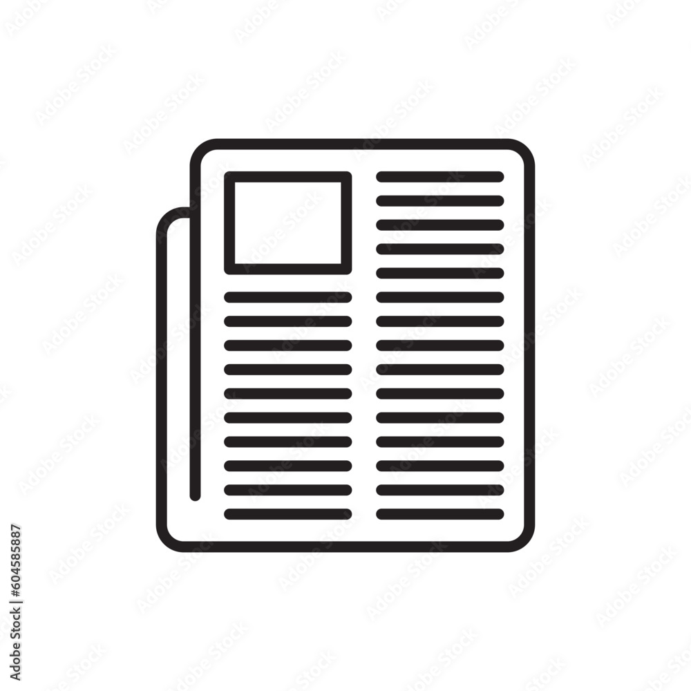 Newspaper vector icon. Newspaper sign design. Newspaper flat symbol pictogram. UX UI icon Newspaper vector icon. Newspaper sign design. Newspaper flat symbol pictogram. UX UI icon