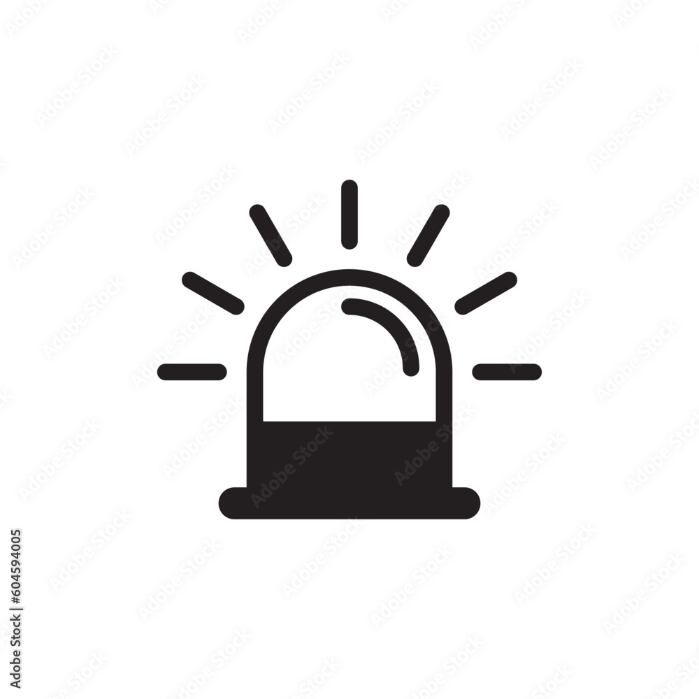 Gyrophare vector icon. Gyrophare flat sign design. Siren vector icon. Siren symbol pictogram. UX UI icon Gyrophare vector icon. Gyrophare flat sign design. Siren vector icon. Siren symbol pictogram. UX UI icon