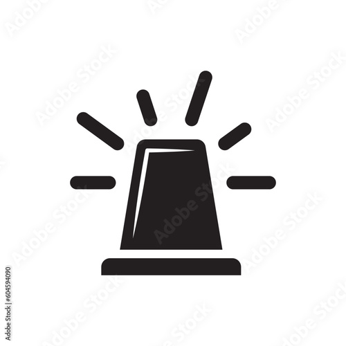 Gyrophare vector icon. Gyrophare flat sign design. Siren vector icon. Siren symbol pictogram. UX UI icon