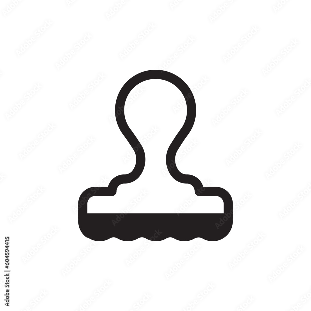 Rubber stamp icon. Stamp vector icon. Stamp flat sign design. symbol pictogram. UX UI icon Rubber stamp icon. Stamp vector icon. Stamp flat sign design. symbol pictogram. UX UI icon