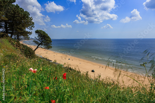 Bournemouth Beach in the summer  Dorset  England