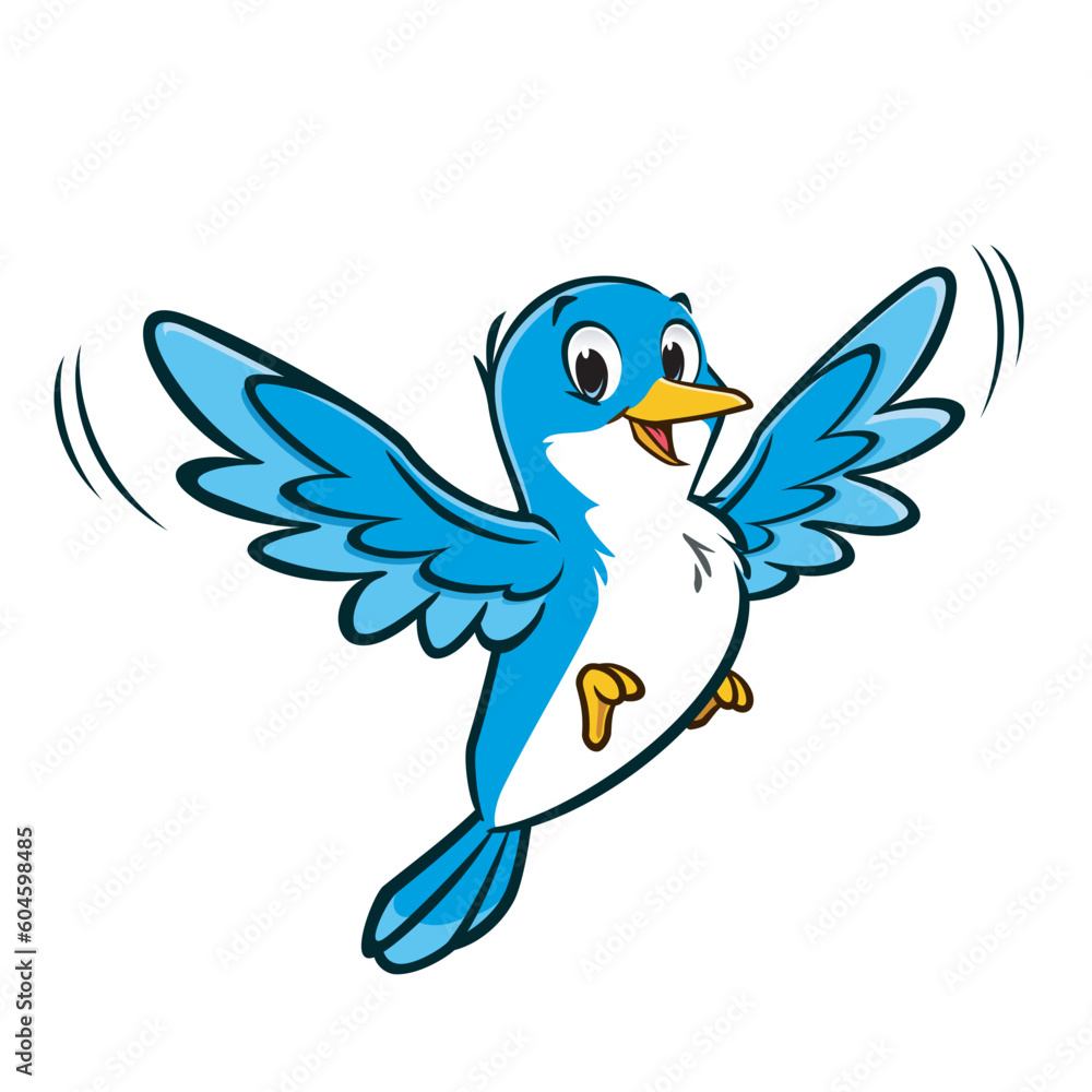 Obraz premium Cartoon Bird